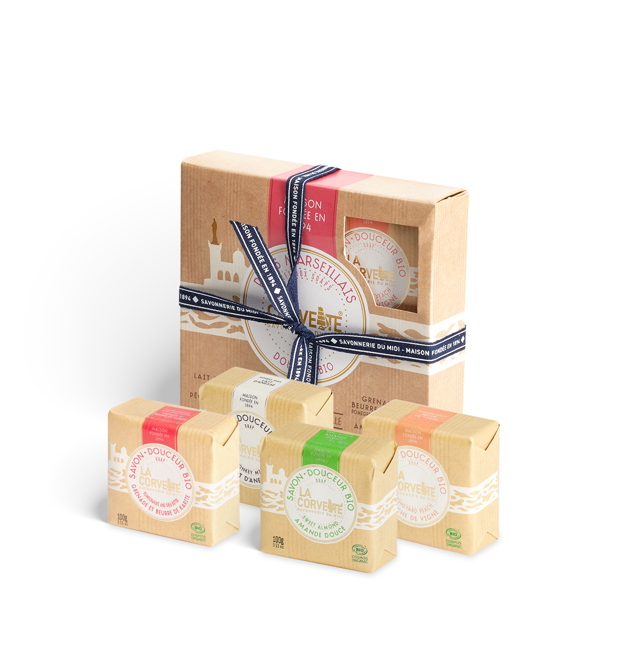 270607 - Coffret Pavés Marseillais Douceur bio (1)