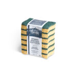 scrubbing vegetable sponge resistant solid surface