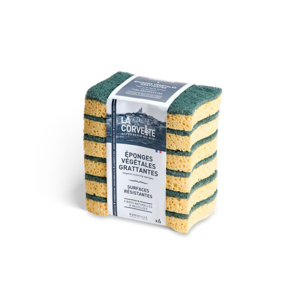 scrubbing vegetable sponge resistant solid surface