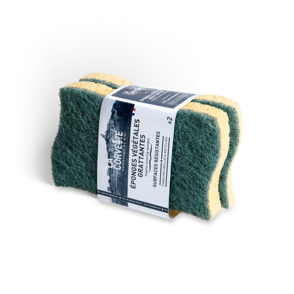 scrubbing vegetable sponge resistant solid surface