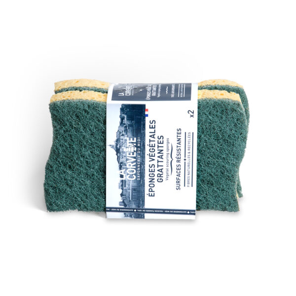 scrubbing vegetable sponge resistant solid surface