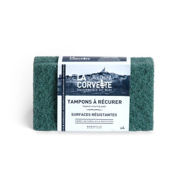 scrubbing vegetable sponge resistant solid surface